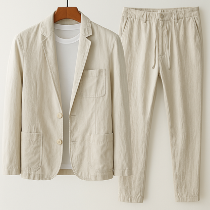 Amalfi Linen Tailored Set