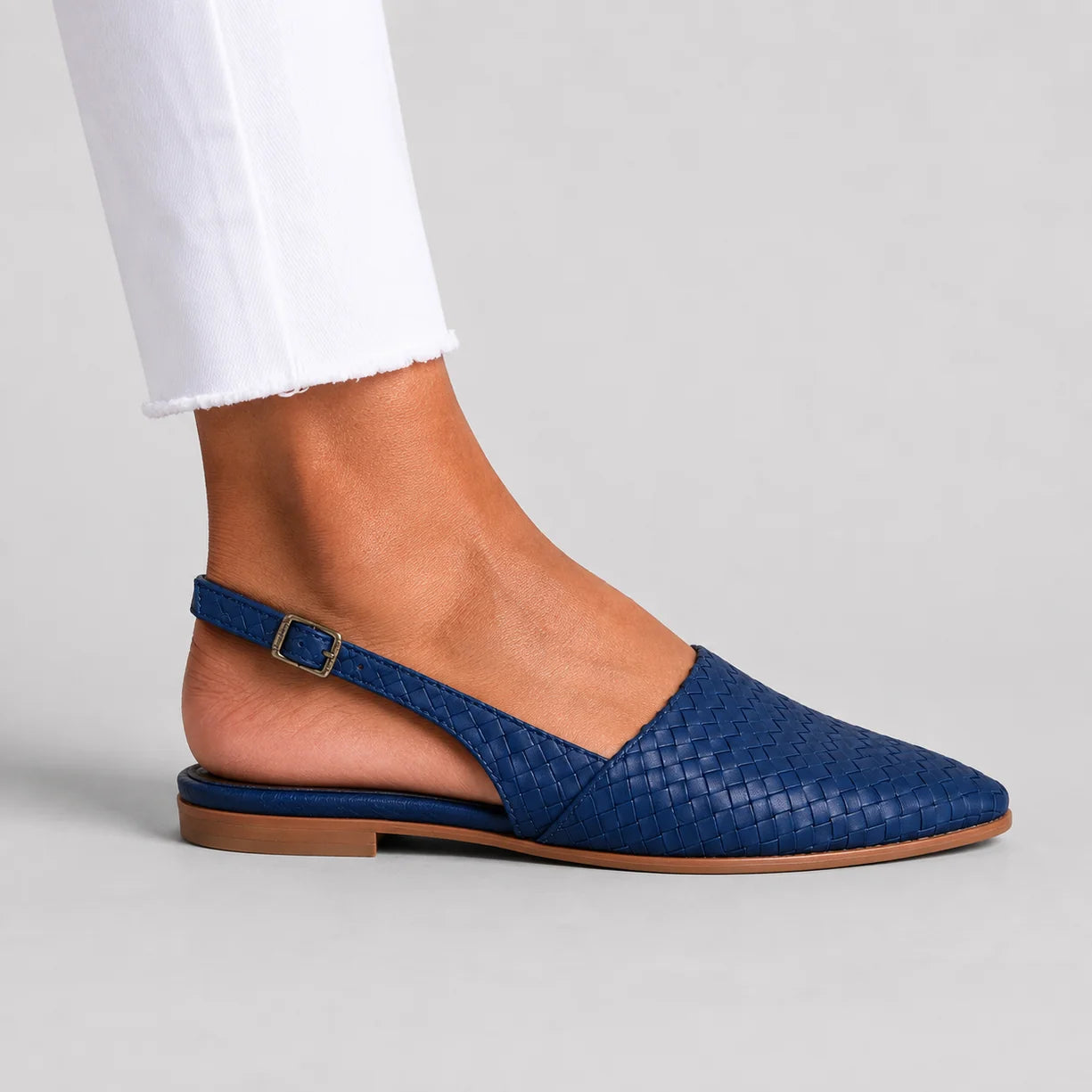 Simone | Braided Back Strap Moccasins