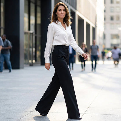WOMEN’S HIGH-WAIST DRESS PANTS