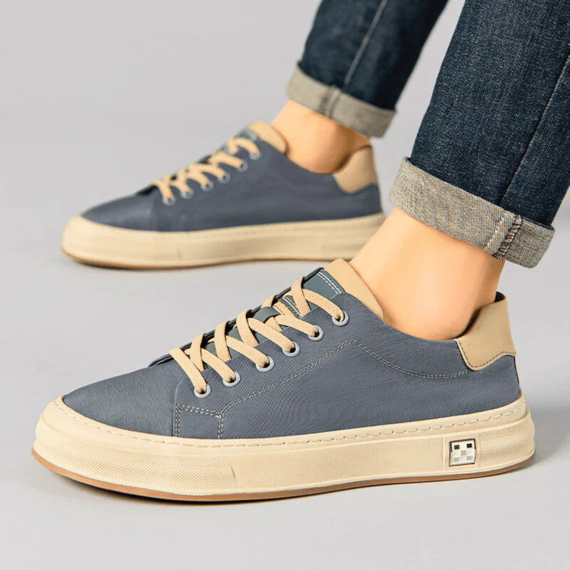 HARRINGTON LEATHER TRAINERS