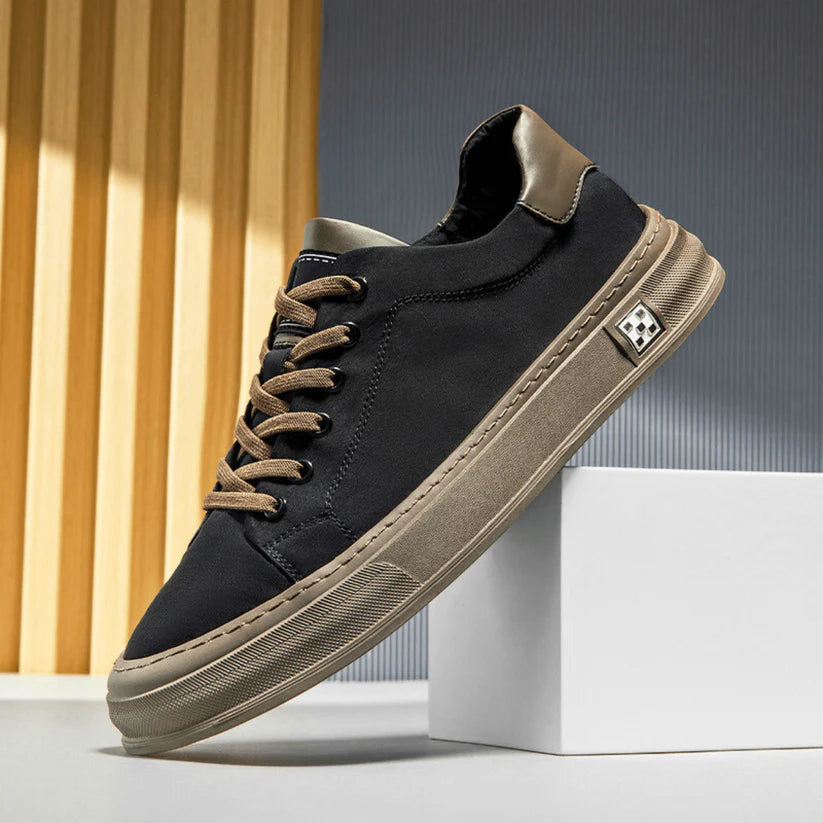 HARRINGTON LEATHER TRAINERS